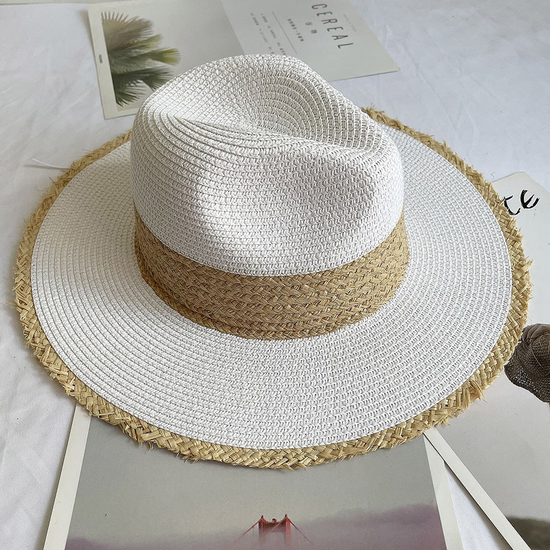 Bucket Hat Straw - Fringed Brim Panama Hat Wide Brim