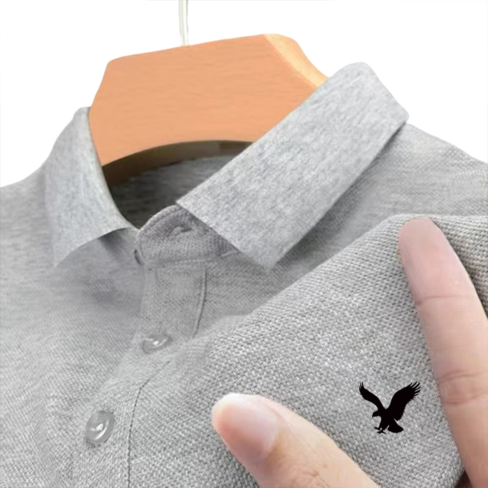 Polo Shirt Pique - Summer New POLO Shirt Men's Lapel