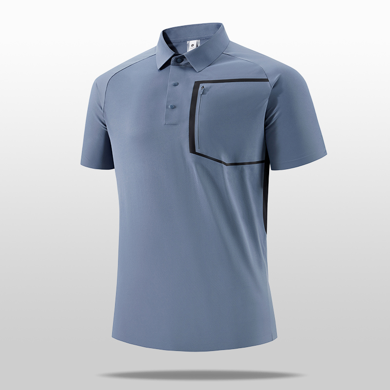 Polo Shirt Pique - Summer new ice silk POLO shirt