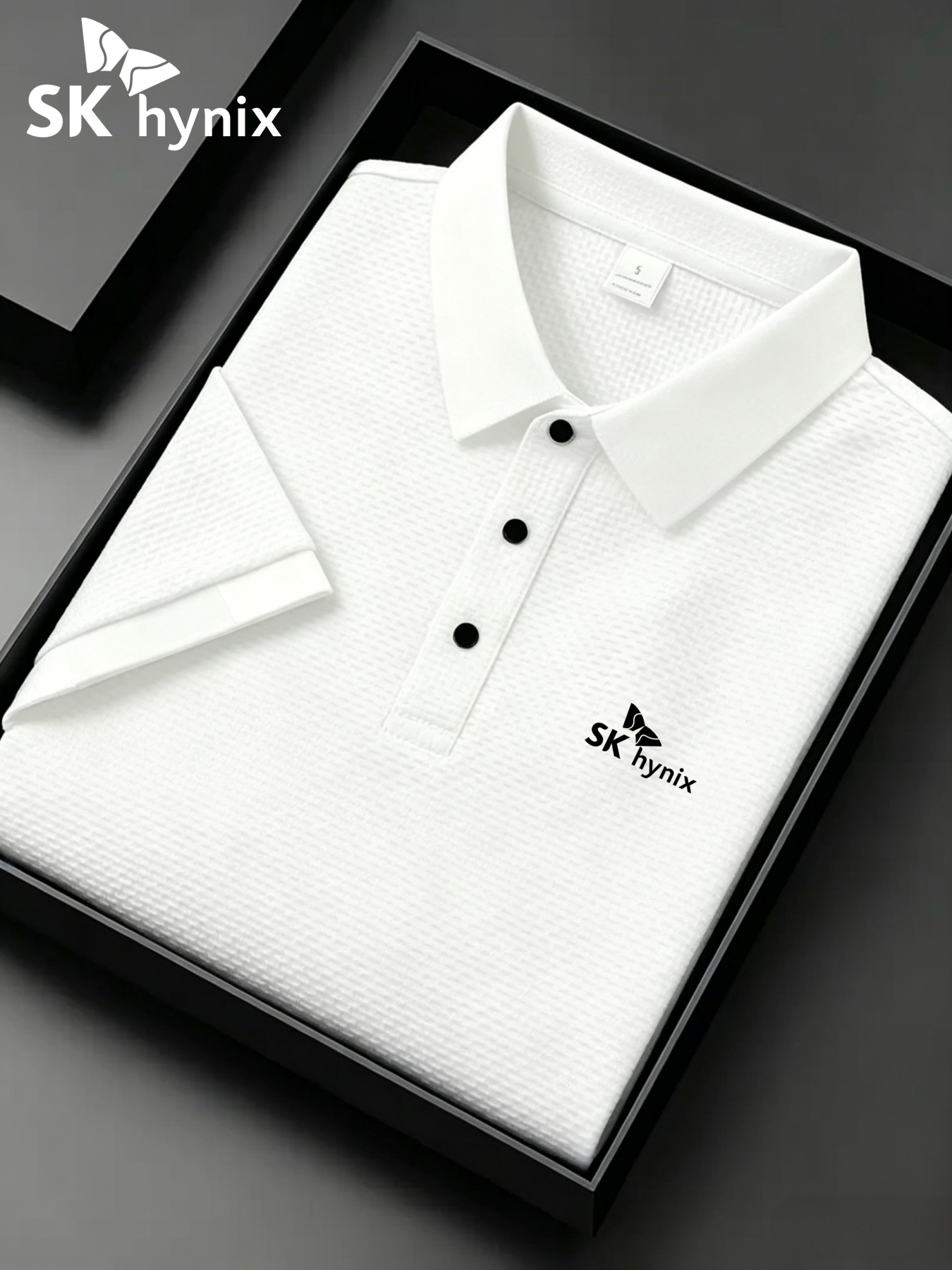 Polo Shirt Pique - new summer mens custom logo waffle