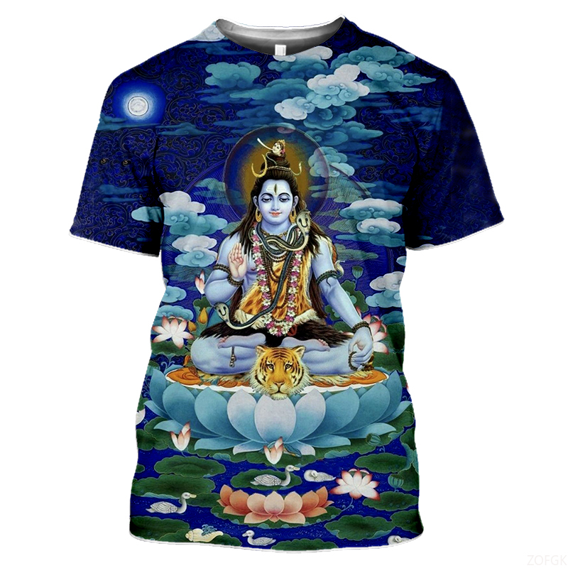 Tee Graphic Print - Summer Fashion Indian Deities graphic t
