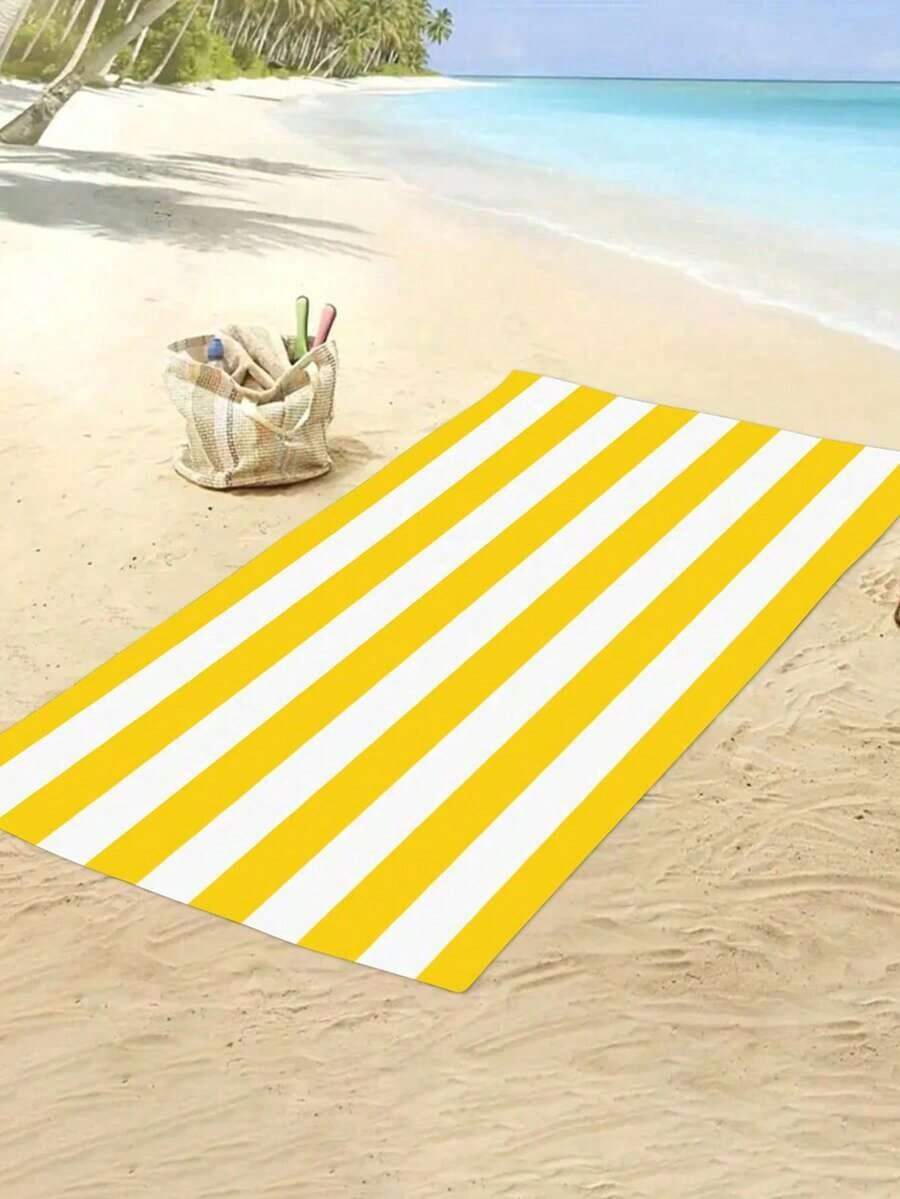Beach Towel Large - Extra Large Microfiber Beach Towel Striped