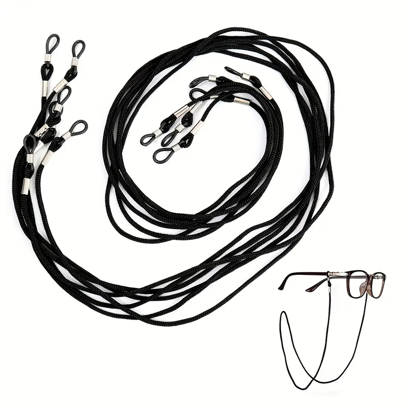 Sunglass Retainer Cord - 12Pcs Adjustable Nylon Eyeglass Straps, Anti-Slip