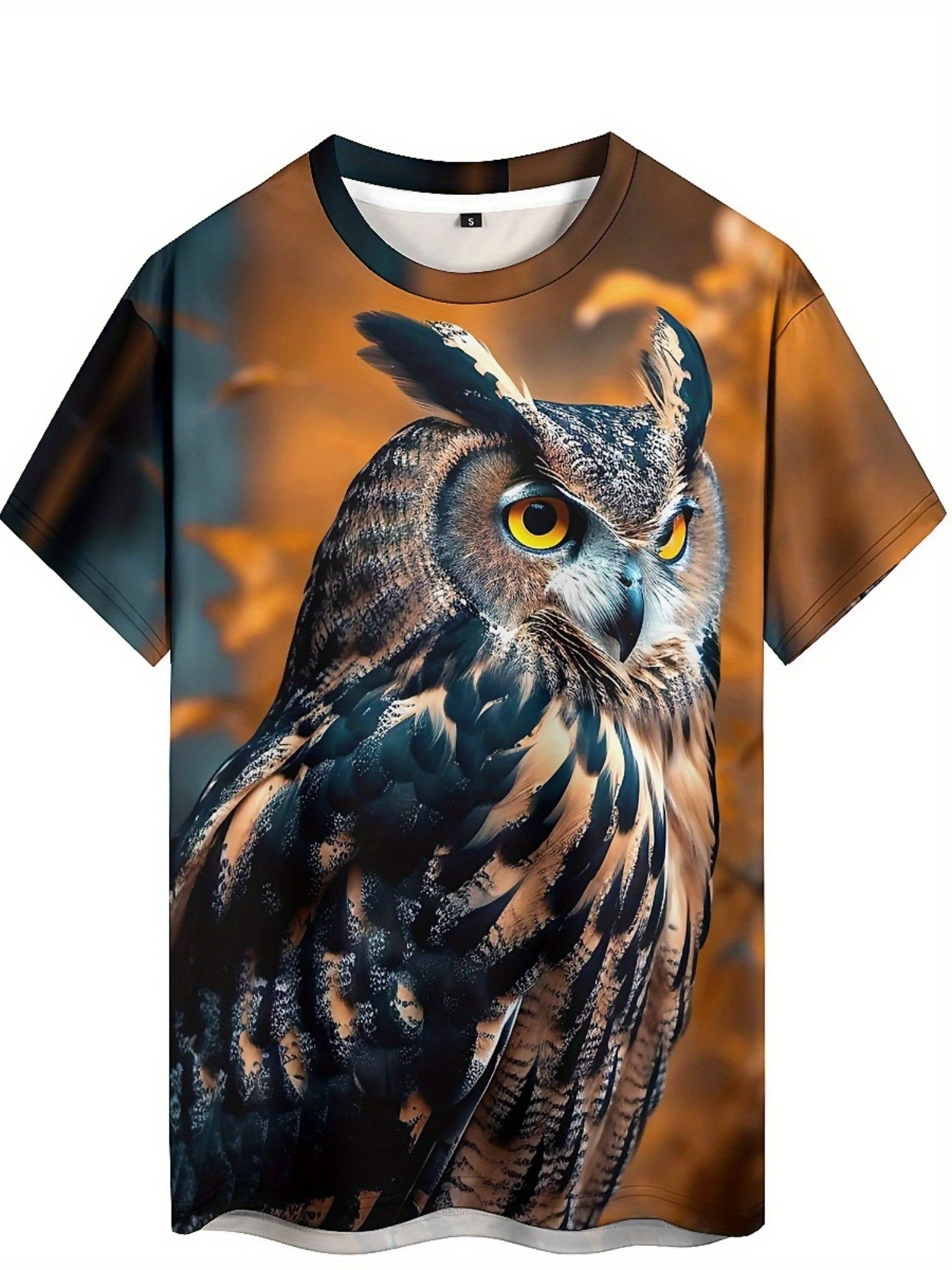 Men's & Women's 3D Print Owl G - Tee Graphic Print 리뷰 및 가격