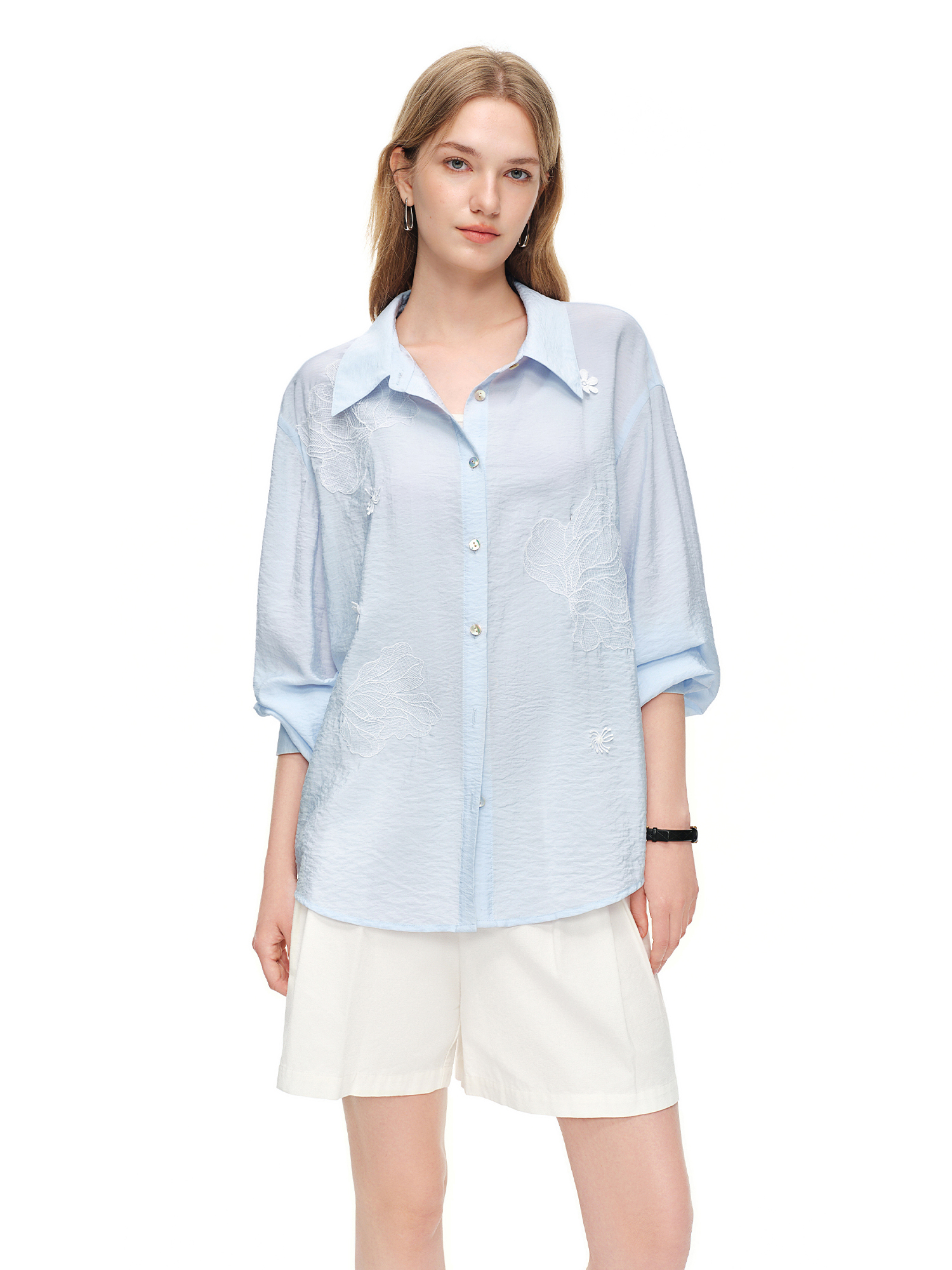 DUSHU 2026 Summer Women's Ligh - Resort Shirt Floral 리뷰 및 가격