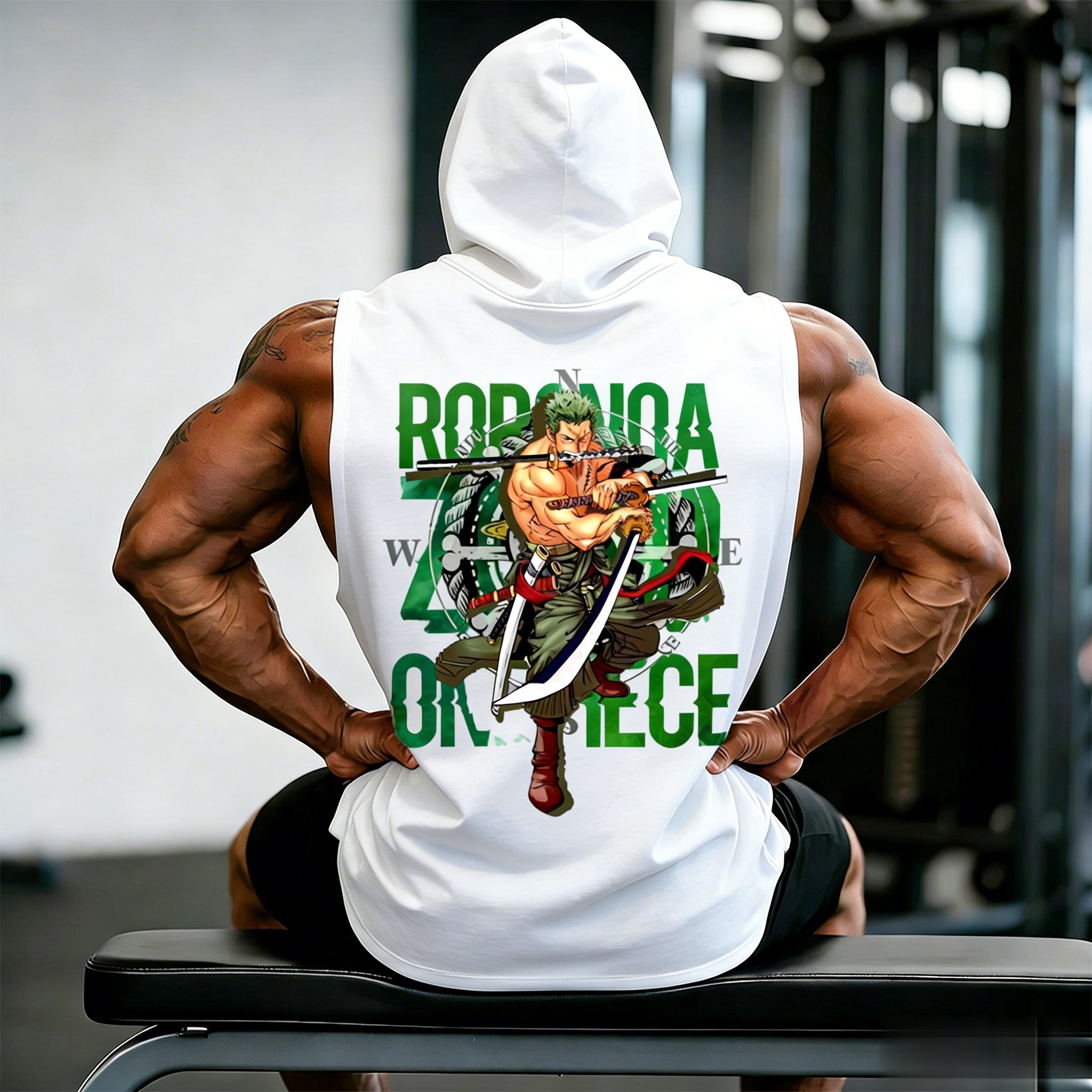 One Piece Zoro Roronoa Anime W - Tank Top Muscle 리뷰 및 가격