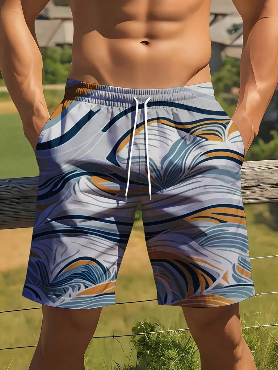 Mens Full Print Beach Shorts A - Swim Trunk Quick Dry 리뷰 및 가격
