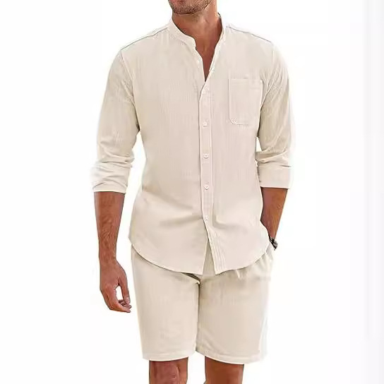 Simple Casual Men's Cotton Lin - Linen Shirt Breathable 리뷰 및 가격