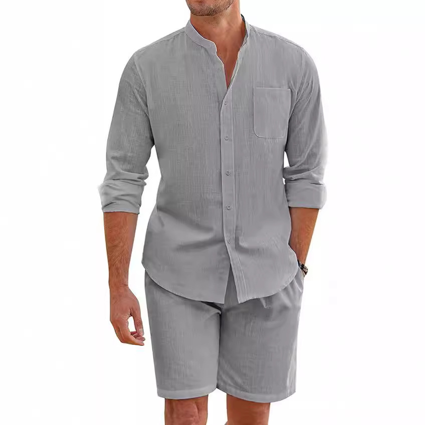 Simple Casual Men's Cotton Lin - Linen Shirt Breathable 리뷰 및 가격