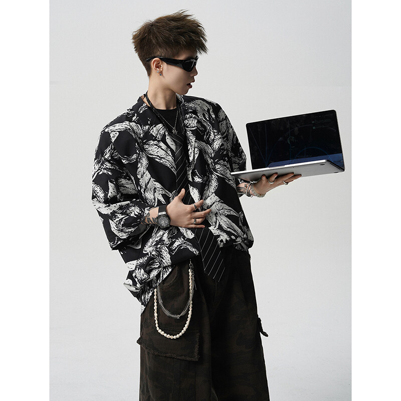 Summer Vintage Floral Print Lo - Resort Shirt Floral 리뷰 및 가격
