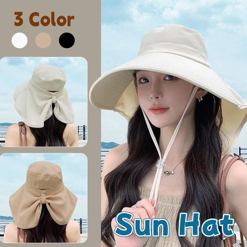 Outdoor UV Anti Neck Protectio - Bucket Hat Straw 리뷰 및 가격