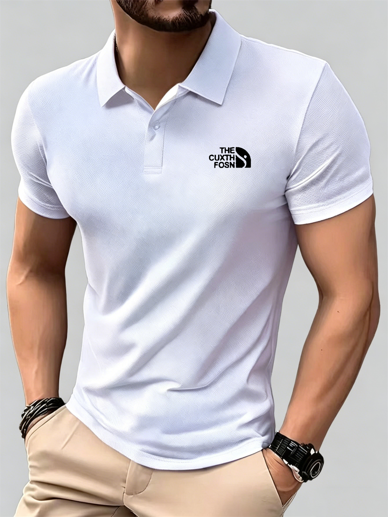 Men's Navy Blue 100% Polyester - Polo Shirt Pique 리뷰 및 가격