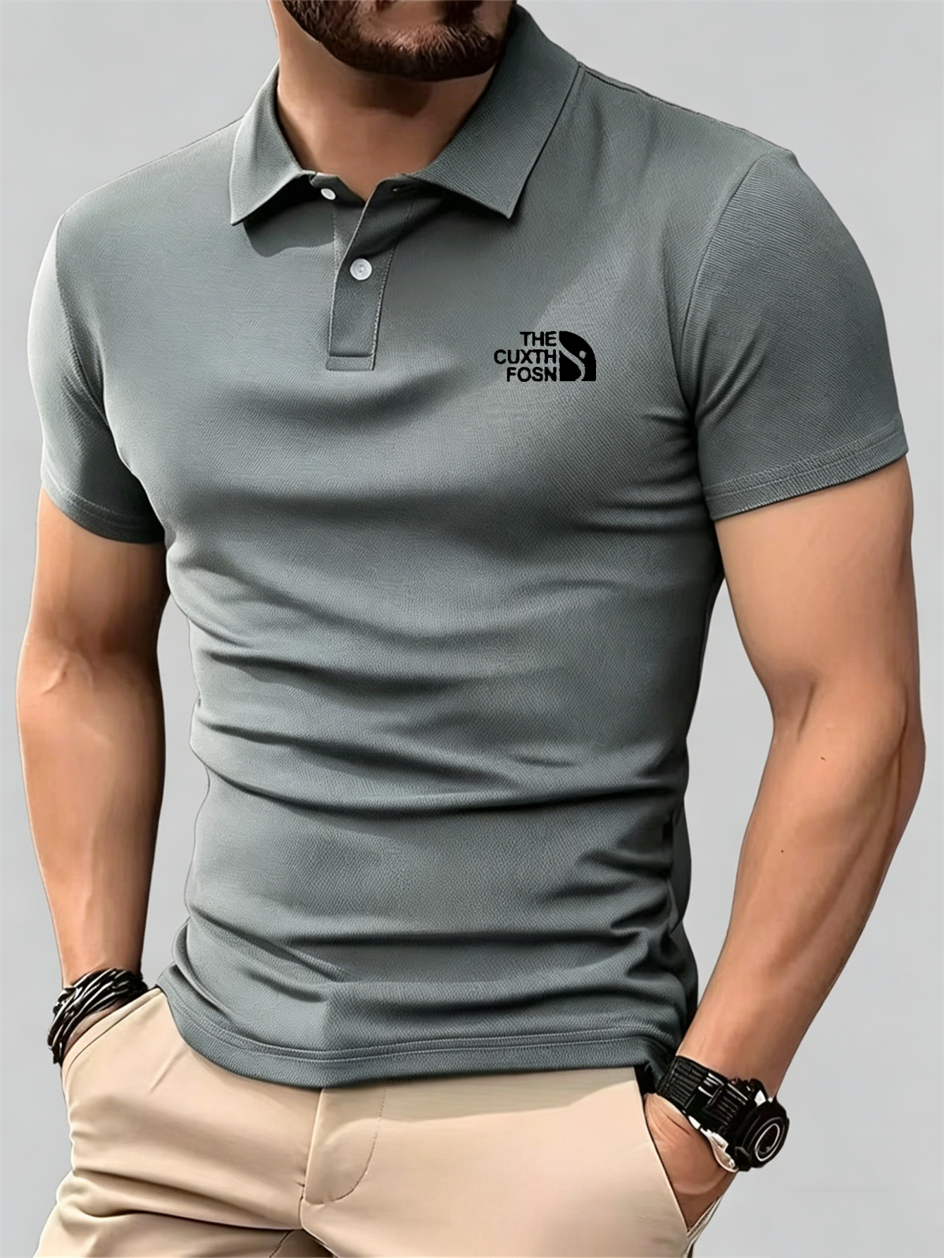 Men's Navy Blue 100% Polyester - Polo Shirt Pique 리뷰 및 가격