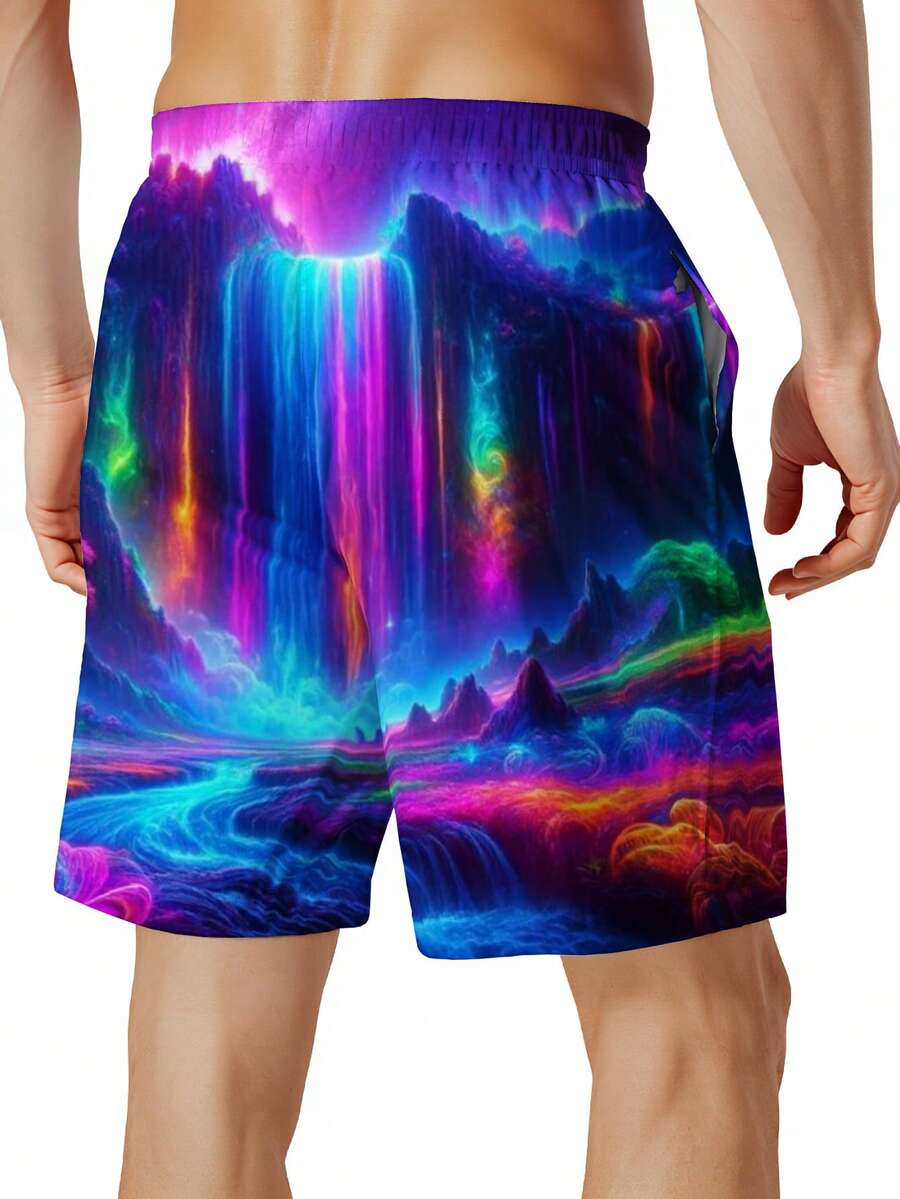 Mens 3D Full Print Quick Dry B - Swim Trunk Quick Dry 리뷰 및 가격