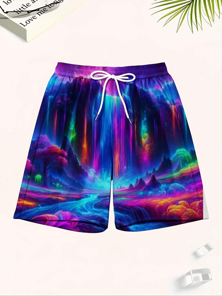 Mens 3D Full Print Quick Dry B - Swim Trunk Quick Dry 리뷰 및 가격