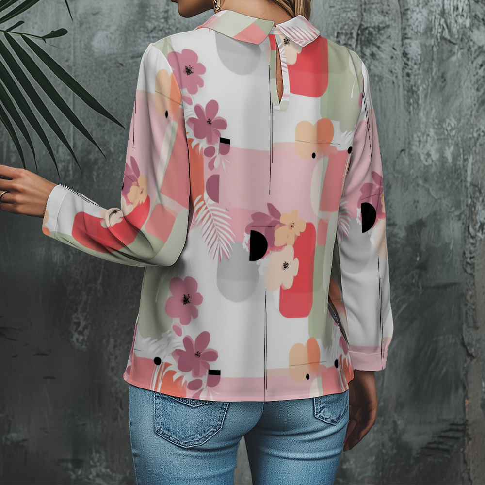 Women's Floral Shirt Cute 3/4  - Resort Shirt Floral 리뷰 및 가격