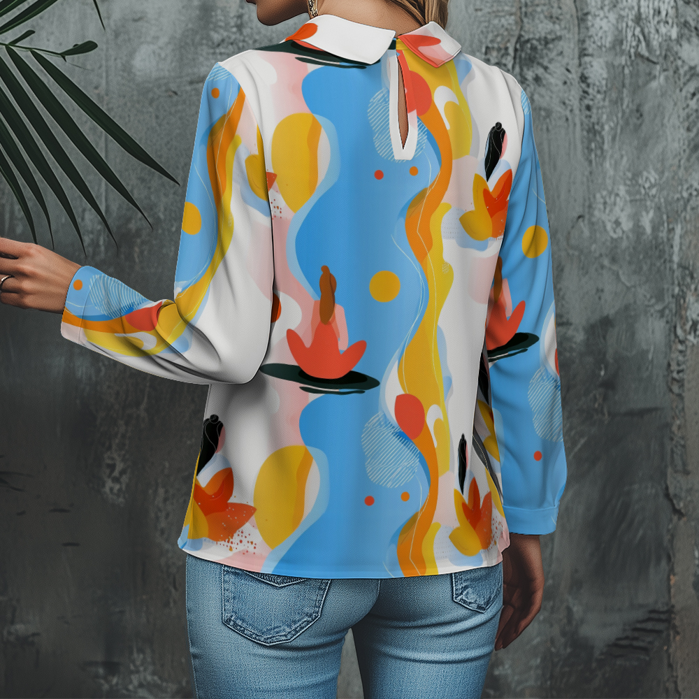 Women's Floral Shirt Cute 3/4  - Resort Shirt Floral 리뷰 및 가격