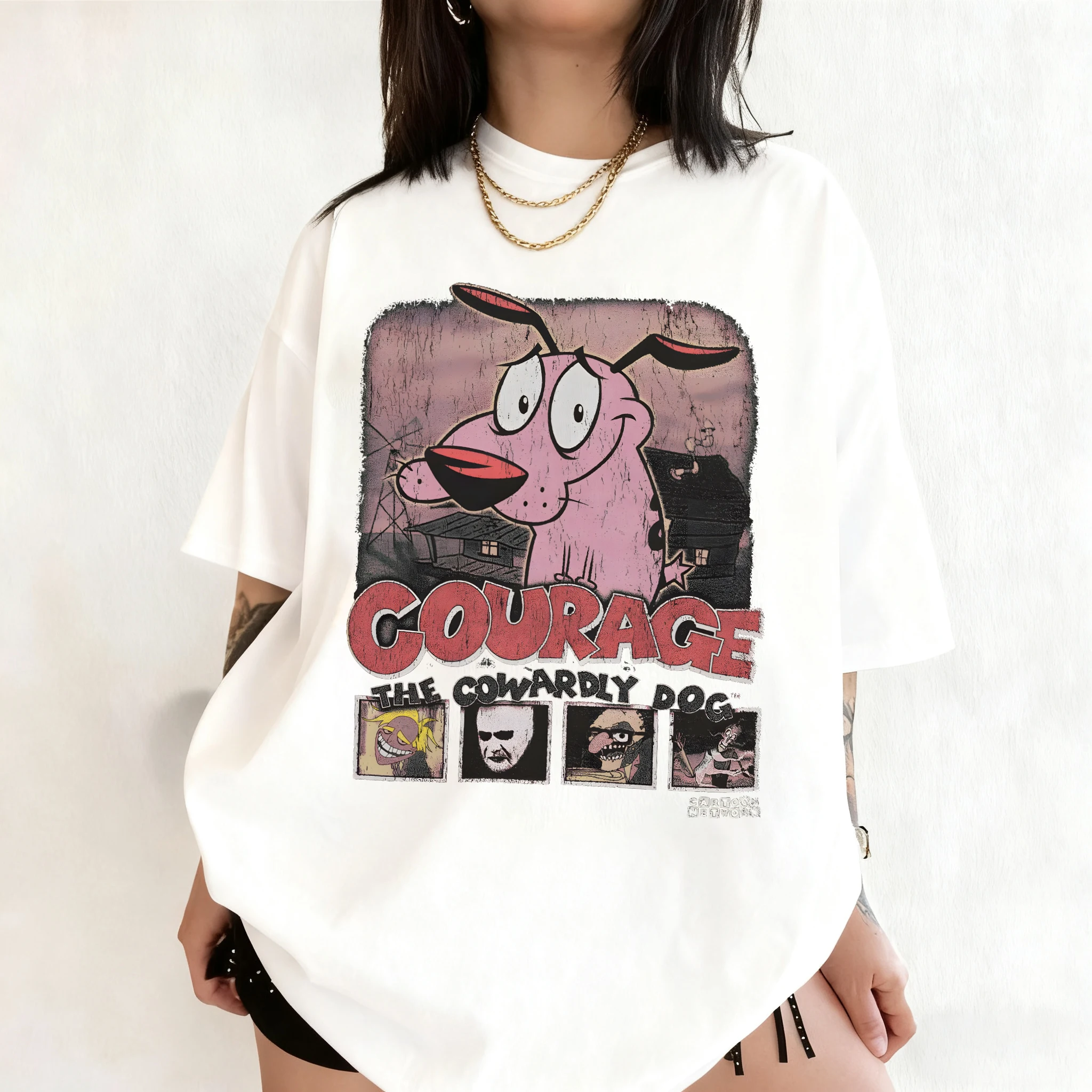 Summer Vintage Courage The Cow - Tee Graphic Print 리뷰 및 가격