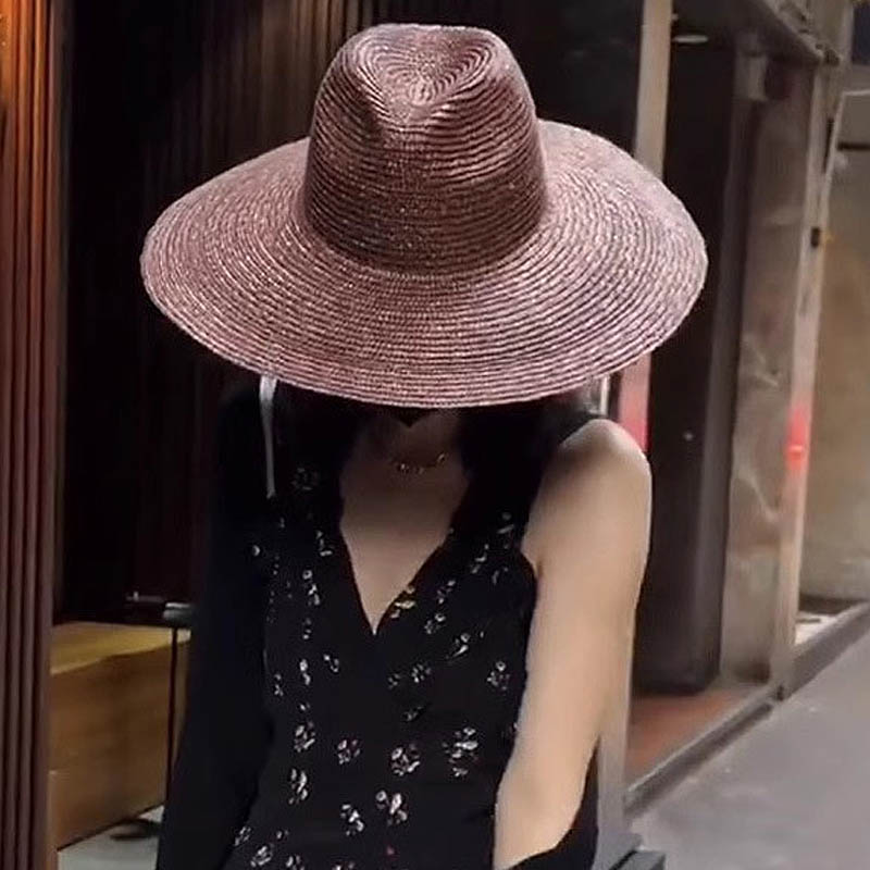 Large Brim Panama Straw Hat Fo - Bucket Hat Straw 리뷰 및 가격