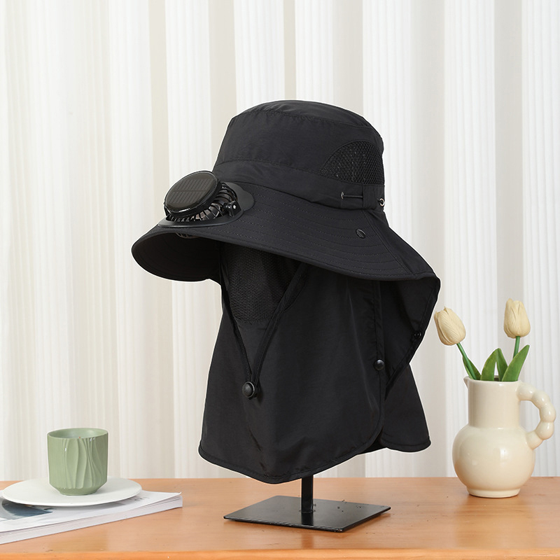Men Solar Fan Hat Wide Brim UP - Bucket Hat Straw 리뷰 및 가격