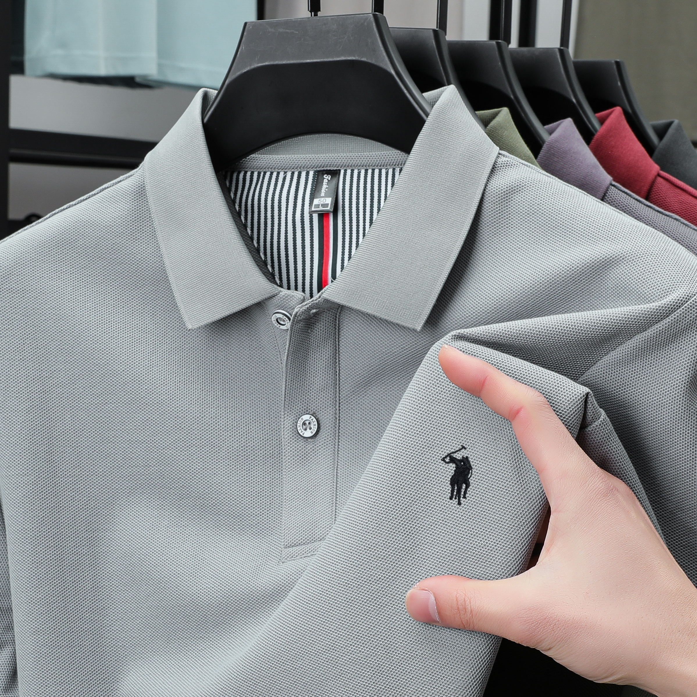 100% pure cotton men's short s - Polo Shirt Pique 리뷰 및 가격