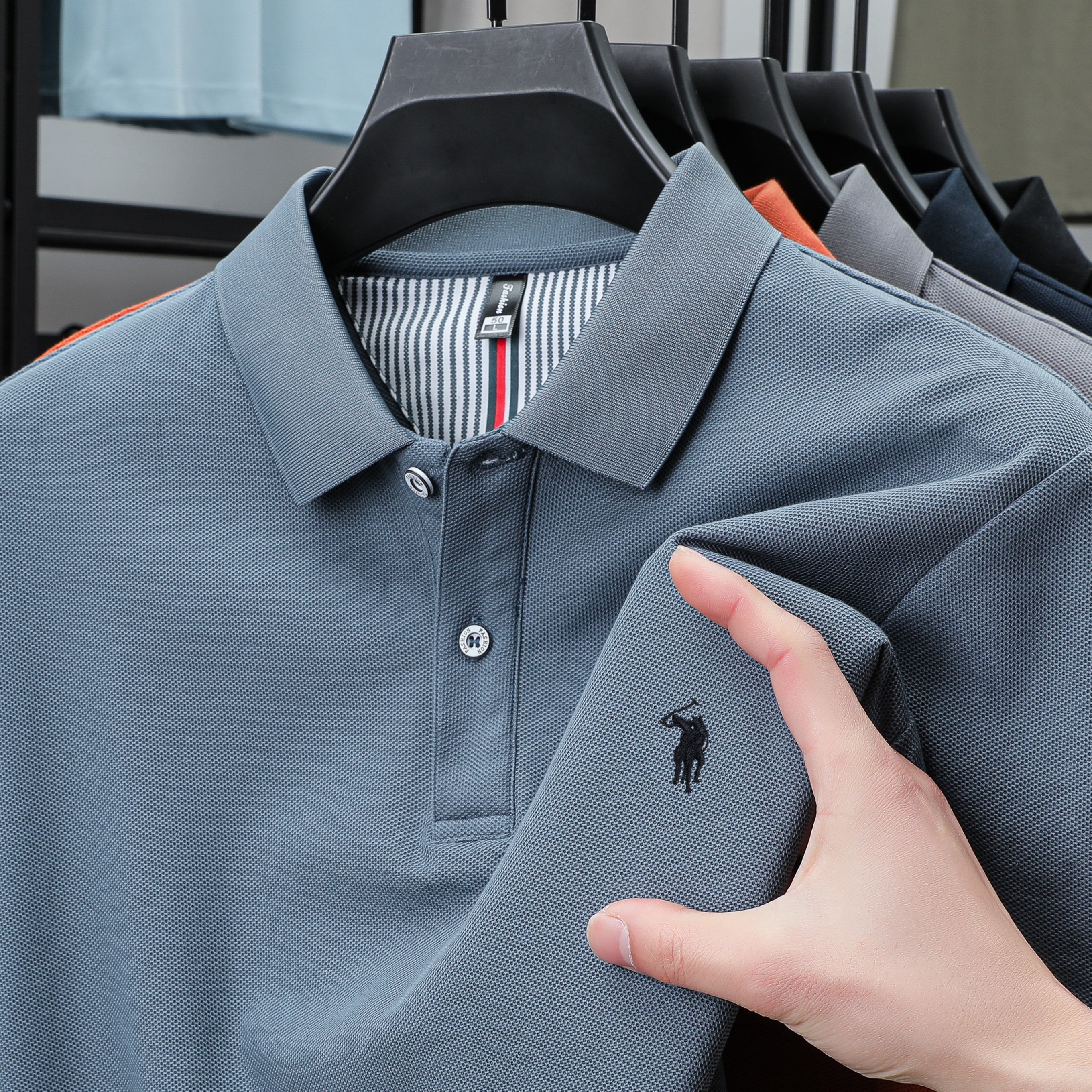 100% pure cotton men's short s - Polo Shirt Pique 리뷰 및 가격