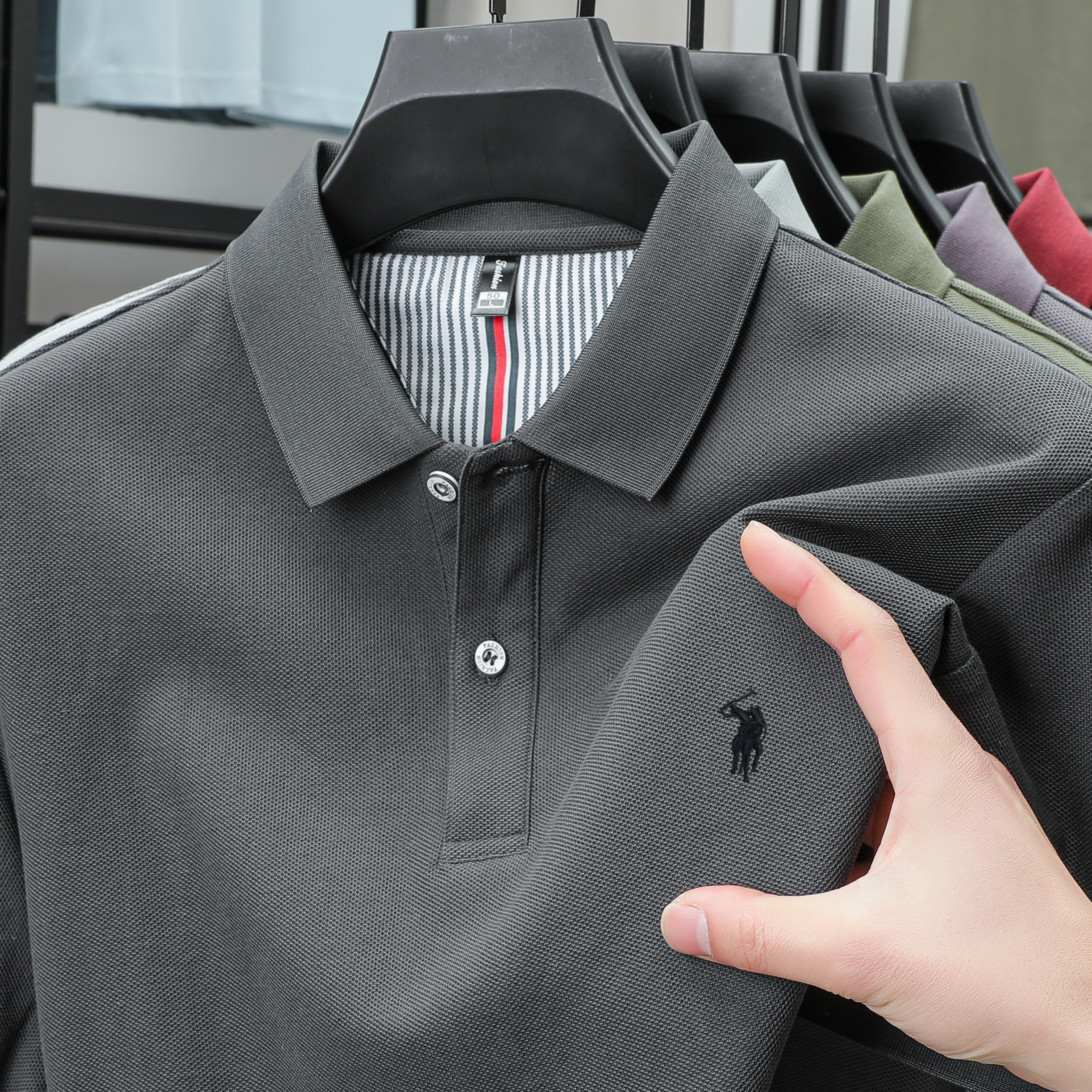 100% pure cotton men's short s - Polo Shirt Pique 리뷰 및 가격