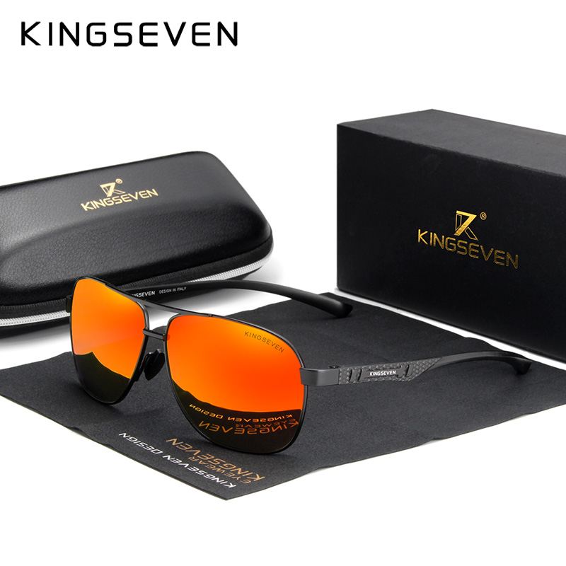 KINGSEVEN Brand Men Sunglasses - Sunglasses Aviator Polarized 리뷰 및 가격