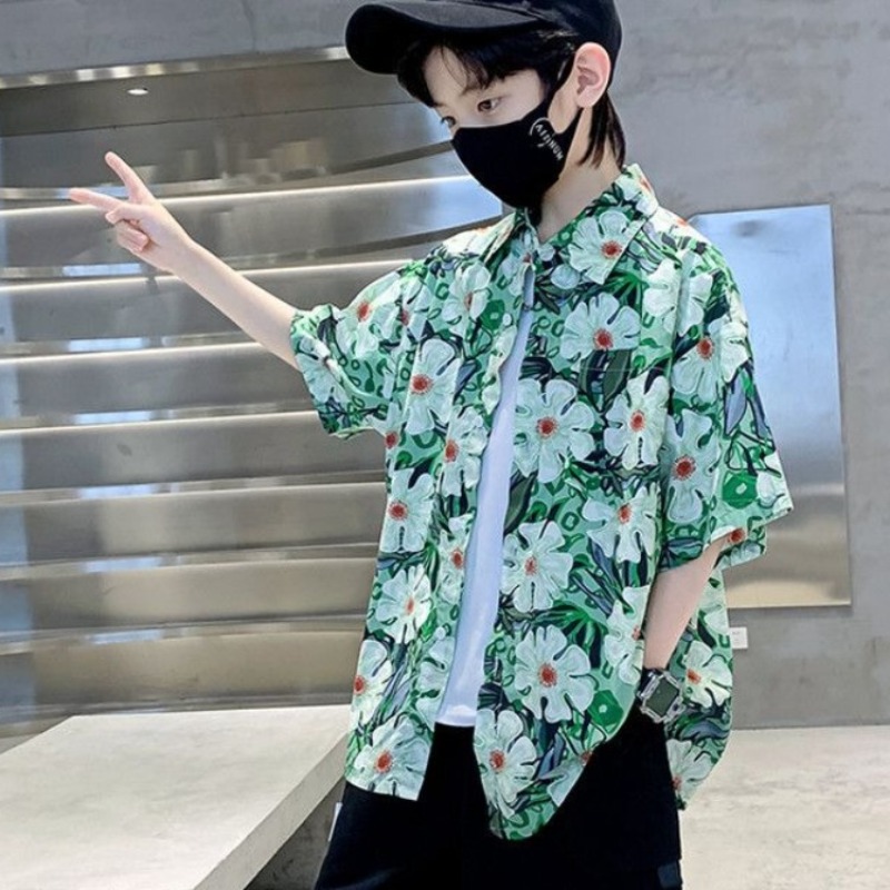 Boys' Floral Shirt Summer Set  - Resort Shirt Floral 리뷰 및 가격