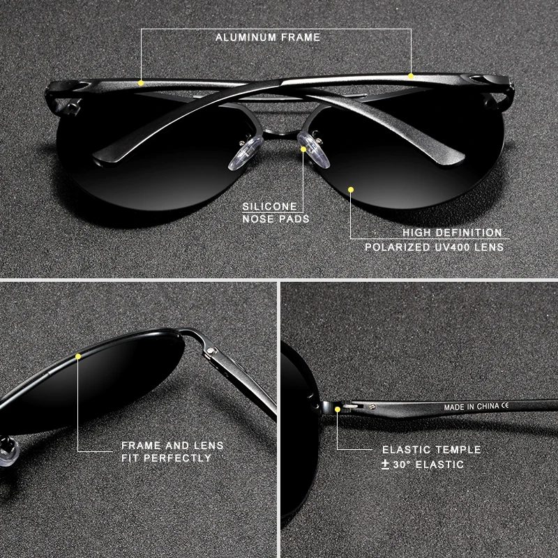 KINGSEVEN  Rimless Pilot Sungl - Sunglasses Aviator Polarized 리뷰 및 가격