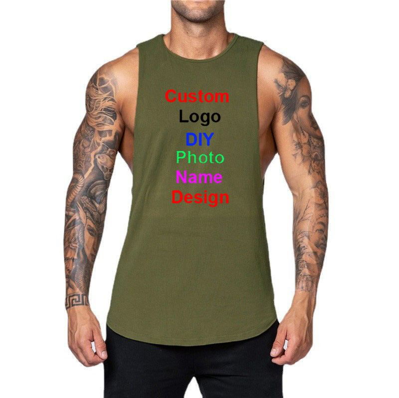 DIY Customized Logo Brand Gym  - Tank Top Muscle 리뷰 및 가격