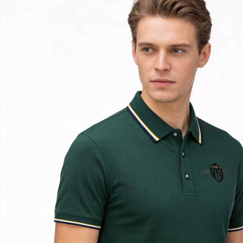 Pique Mesh Solid Color Lapel S - Polo Shirt Pique 리뷰 및 가격