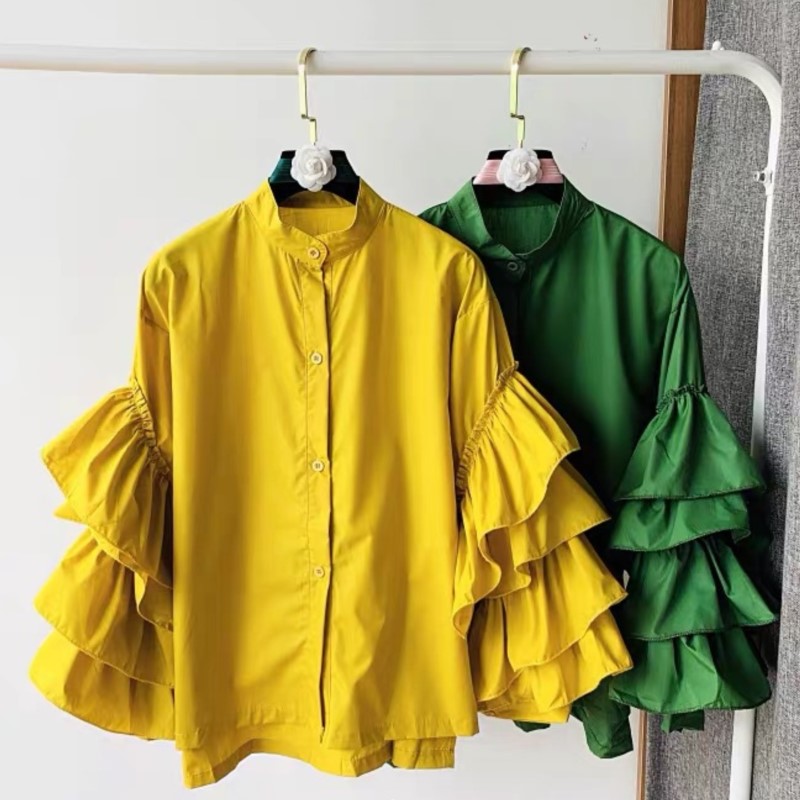 Women White Shirts Solid Full  - Shirt Camp Collar 리뷰 및 가격