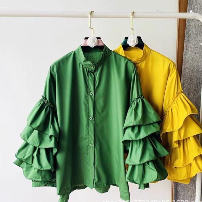 Women White Shirts Solid Full  - Shirt Camp Collar 리뷰 및 가격