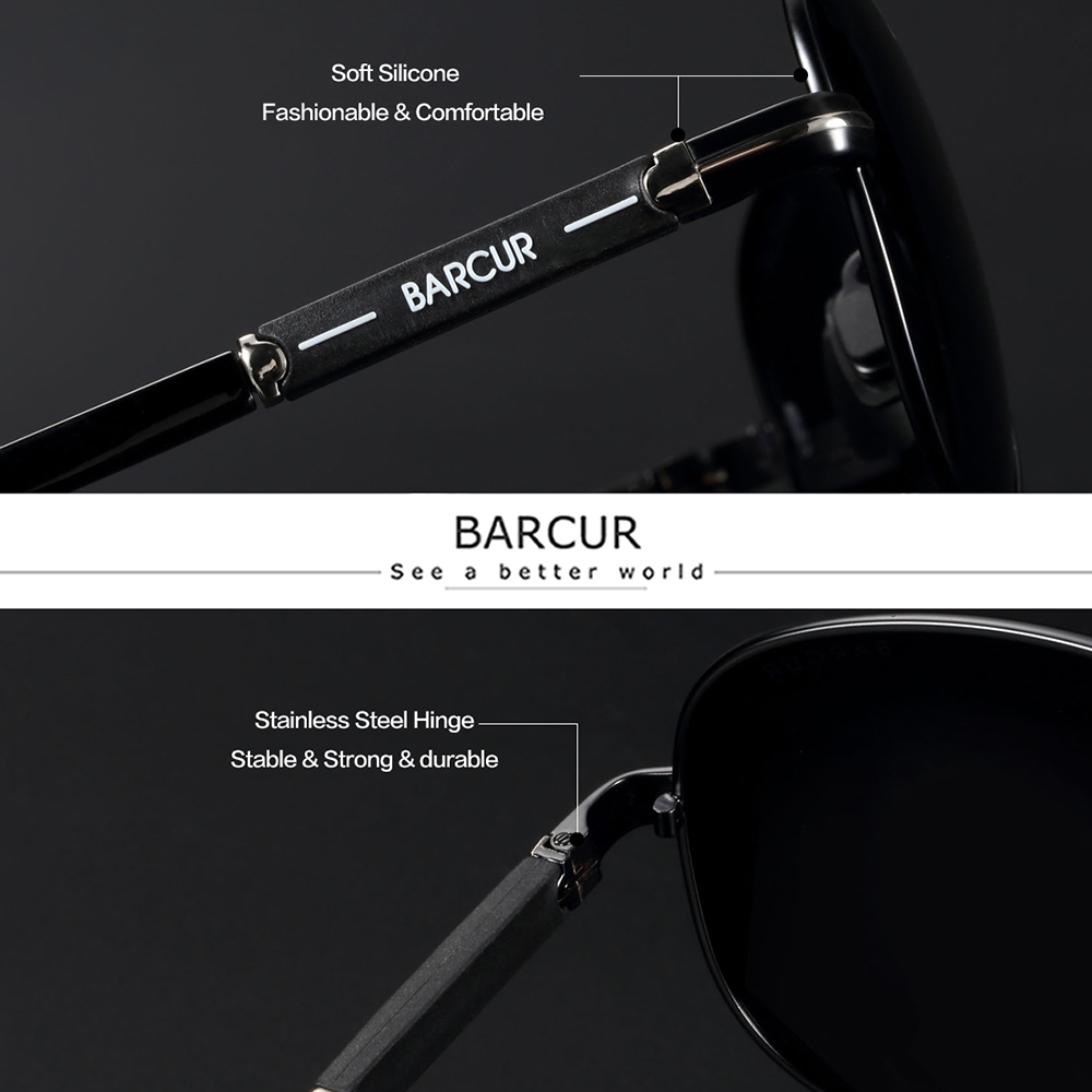 BARCUR Polarized Mens Sunglass - Sunglasses Aviator Polarized 리뷰 및 가격