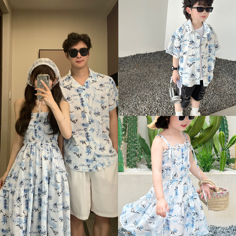 Resort Couple Look Parents and - Resort Shirt Floral 리뷰 및 가격