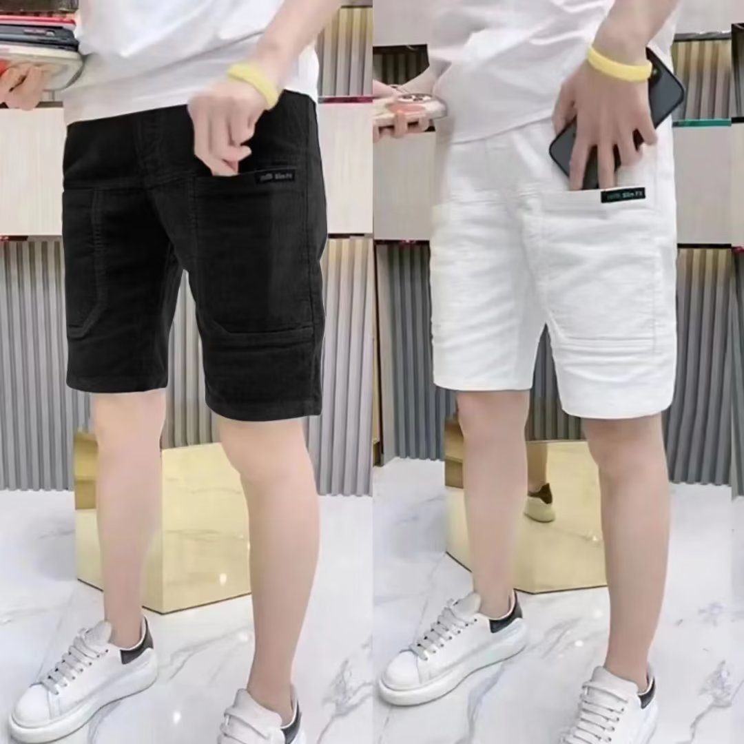 Slim Fit Summer Thin Corduroy  - Shorts Chino Slim 리뷰 및 가격