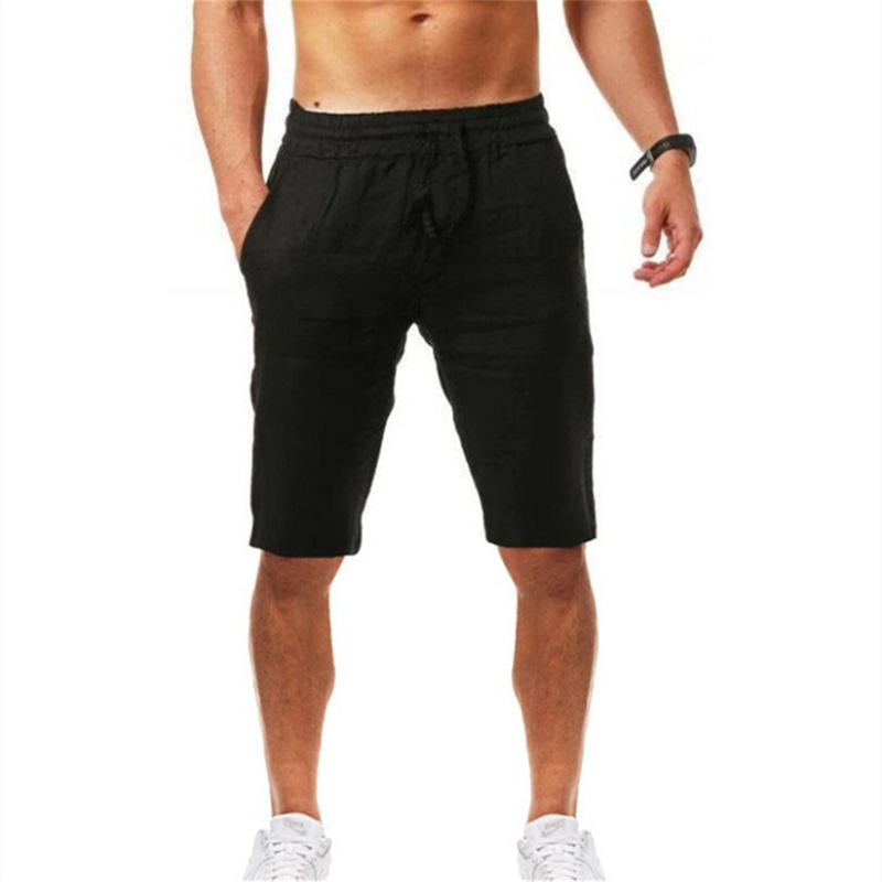 2026 Summer Men's Shorts Cotto - Short Linen Drawstring 리뷰 및 가격