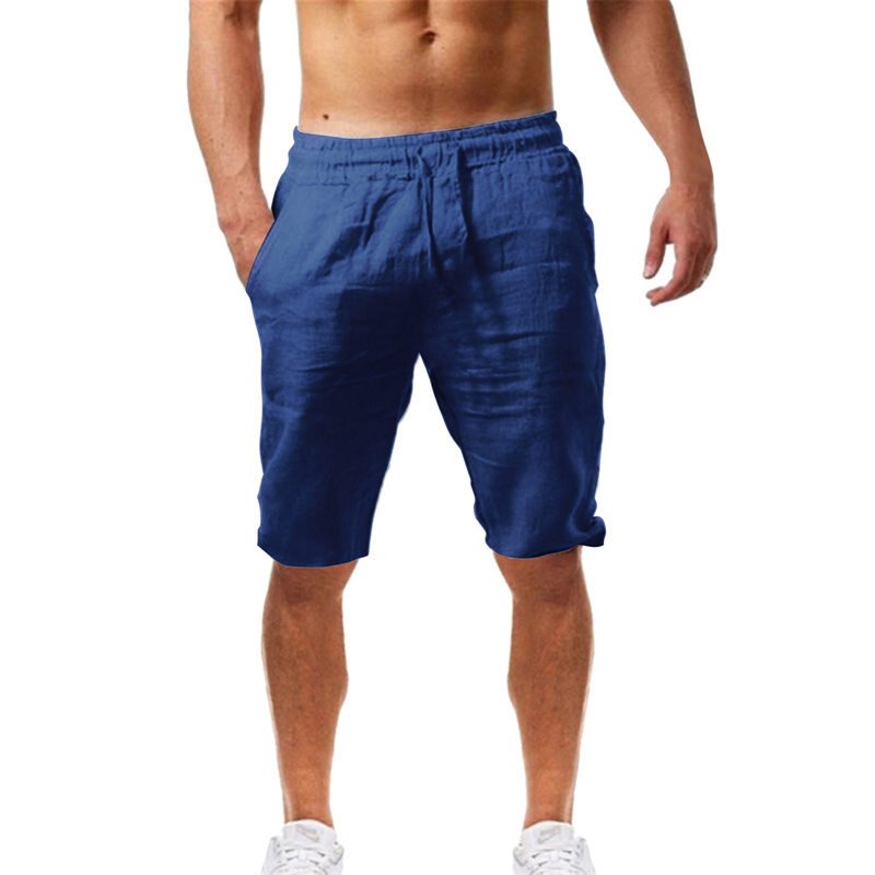 2026 Summer Men's Shorts Cotto - Short Linen Drawstring 리뷰 및 가격