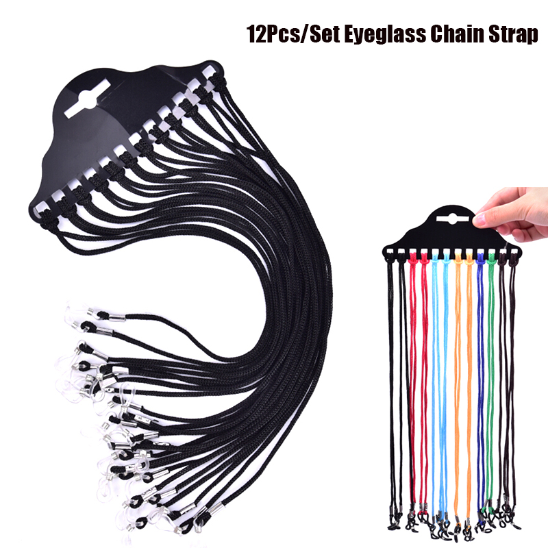 12Pcs/Set Multicolor Sunglasse - Sunglass Retainer Cord 리뷰 및 가격