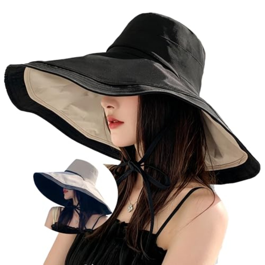 Extra Wide-Brim Sun Hats Women - Packable Hat Nylon 리뷰 및 가격