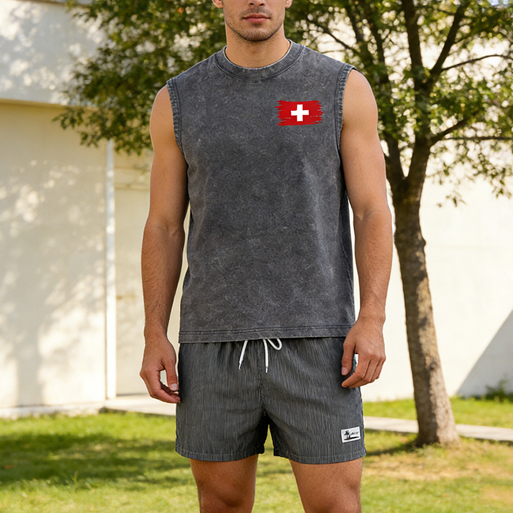 Casual Summer Men's 2 Piece Ou - Tee Graphic Print 리뷰 및 가격