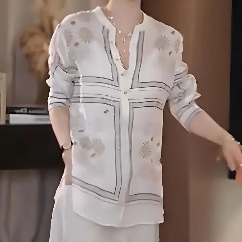 Women New Design Loose Tempera - Resort Shirt Floral 리뷰 및 가격