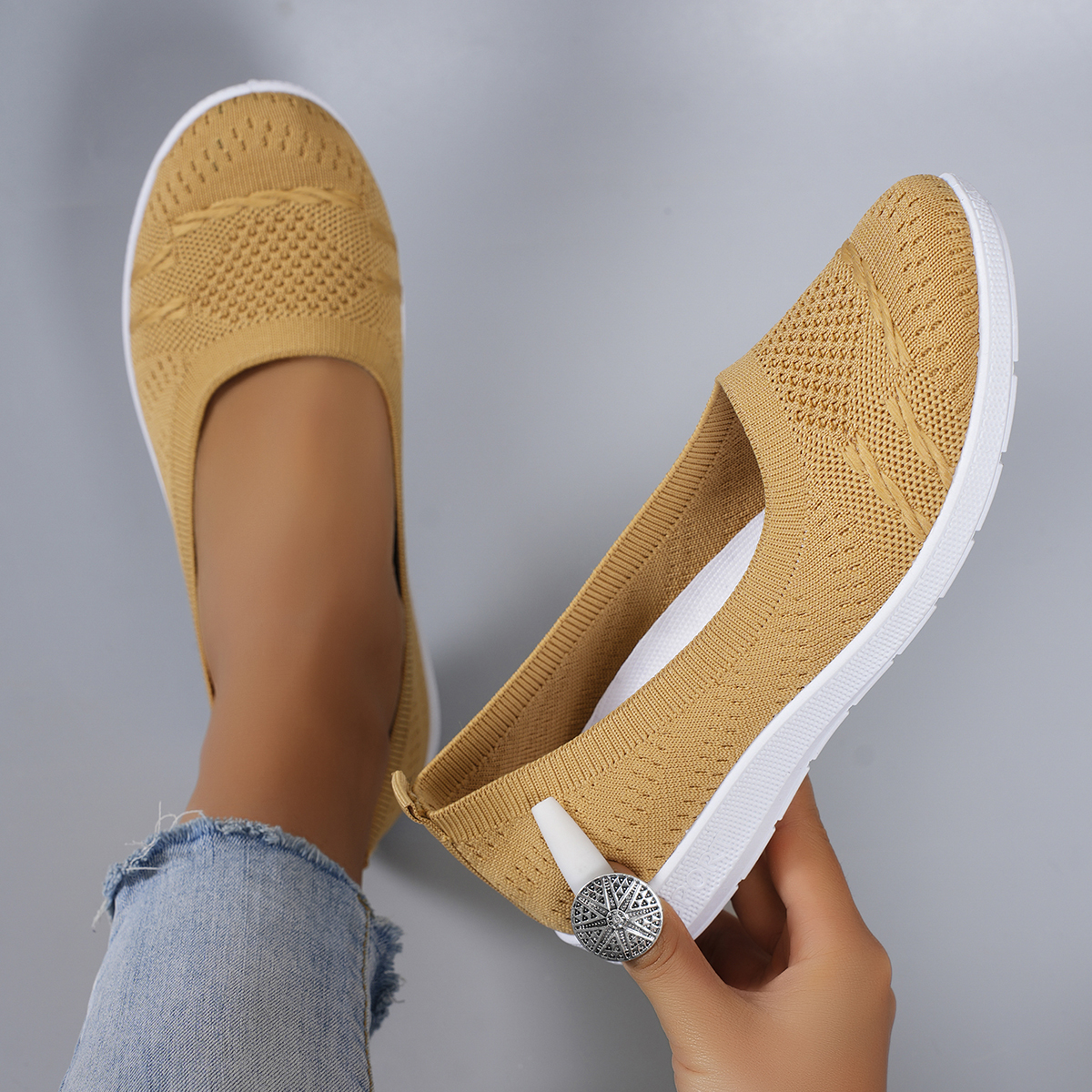 Women's summer breathable mesh - Espadrille Slip On 리뷰 및 가격