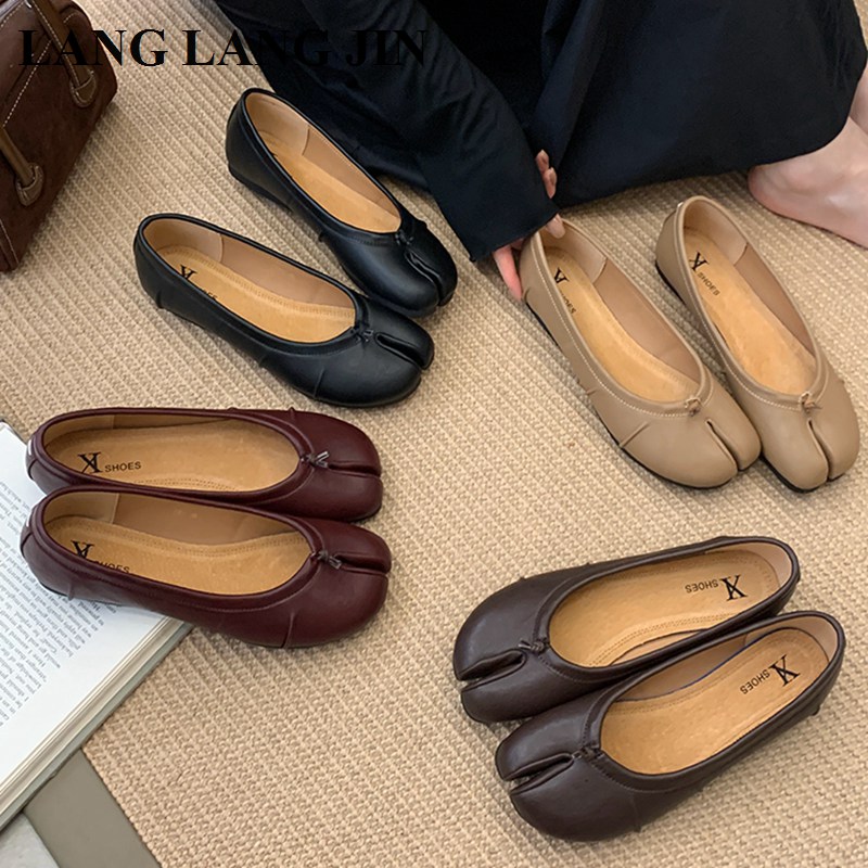 Spring Split Toe Women Ballet  - Espadrille Slip On 리뷰 및 가격