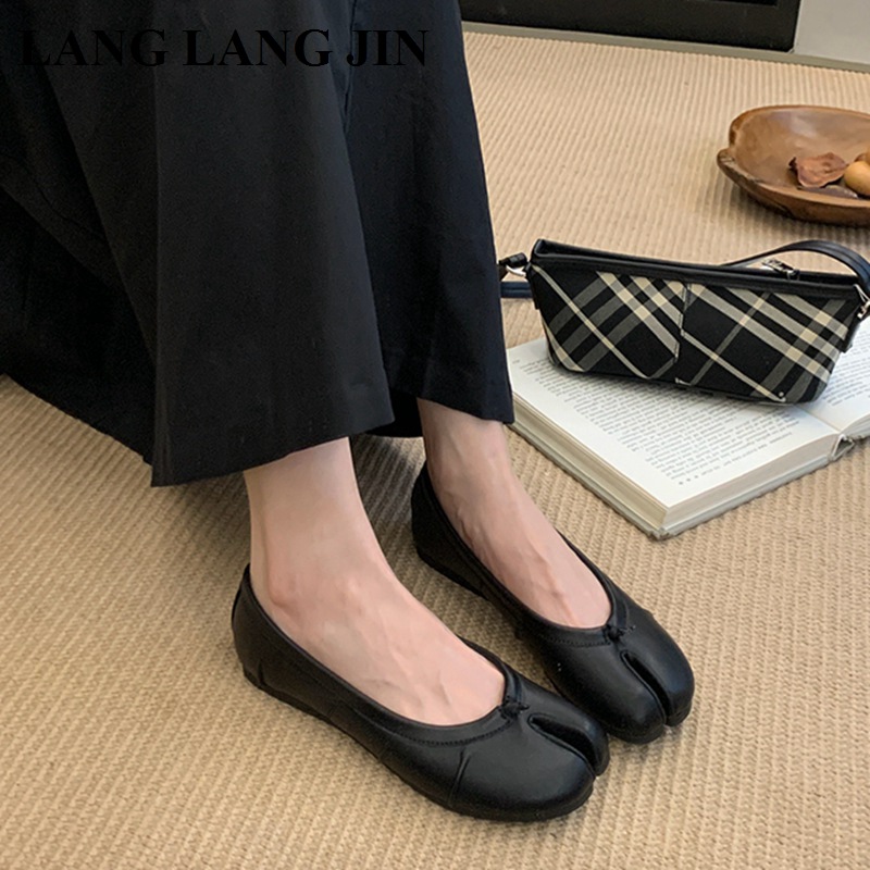 Spring Split Toe Women Ballet  - Espadrille Slip On 리뷰 및 가격