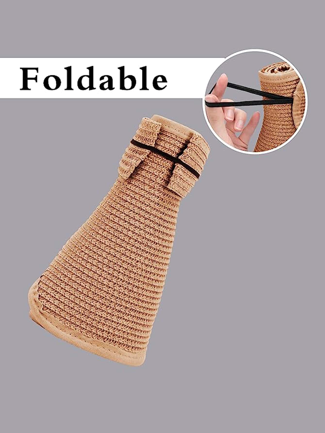 Sun Visor Hats For Women Wide  - Packable Hat Nylon 리뷰 및 가격