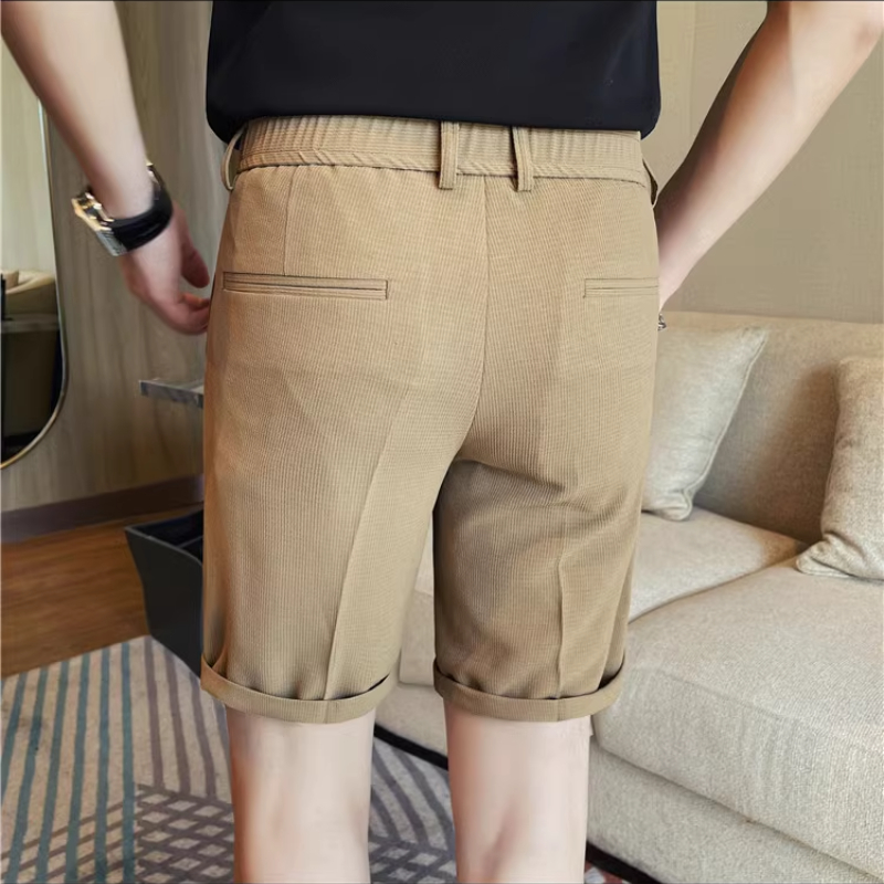 Men's Elastic Waist Summer Sho - Shorts Chino Slim 리뷰 및 가격