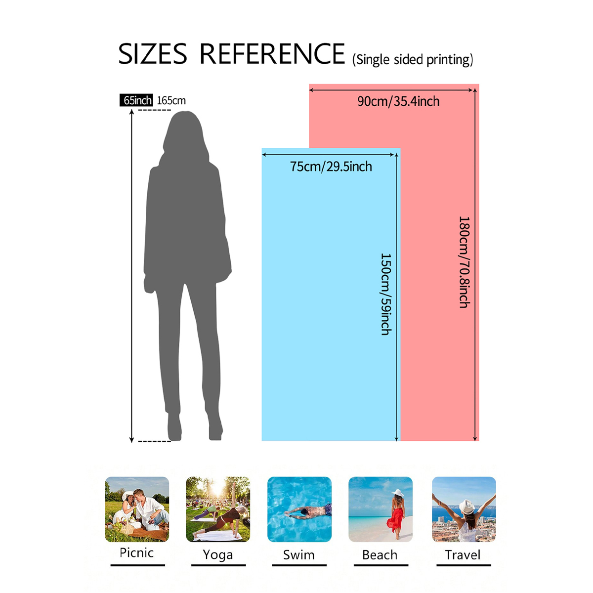 1pc fashionable colorful strip - Beach Towel Large 리뷰 및 가격