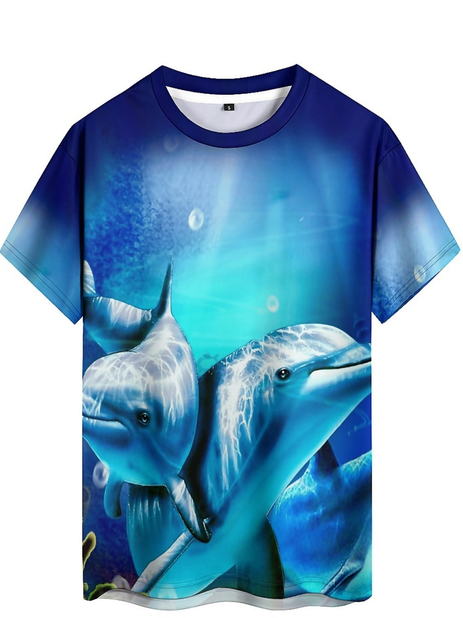 Men'S Ocean Animal Dolphin Pri - Tee Graphic Print 리뷰 및 가격